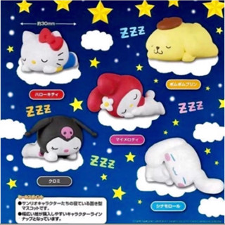 🔥金促咪24小時出貨🔥TOMY三麗鷗睡眠睡覺公仔 大耳狗 凱蒂貓 美樂蒂 庫洛米 布丁狗 扭蛋