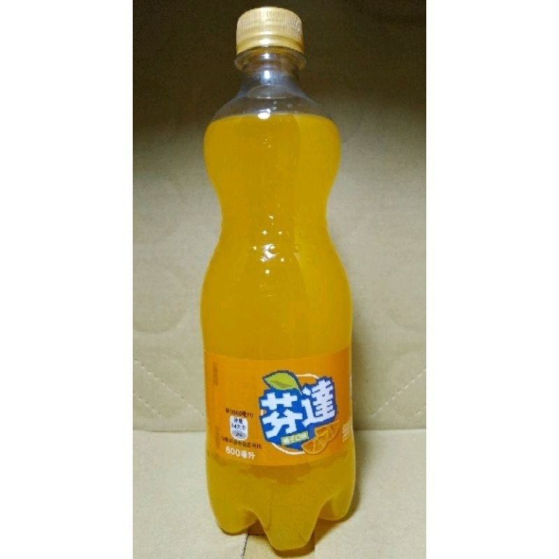 芬達汽水 橘子口味 600ml