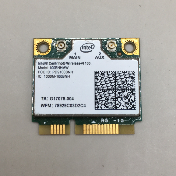 Intel	Wireless-N100 100BNHMW 二手筆電網卡-16