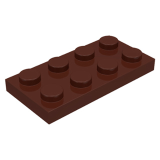 LEGO 樂高 3020 深灰色 咖啡色 Plate 2X4 薄板 零件 DGR15 BR05