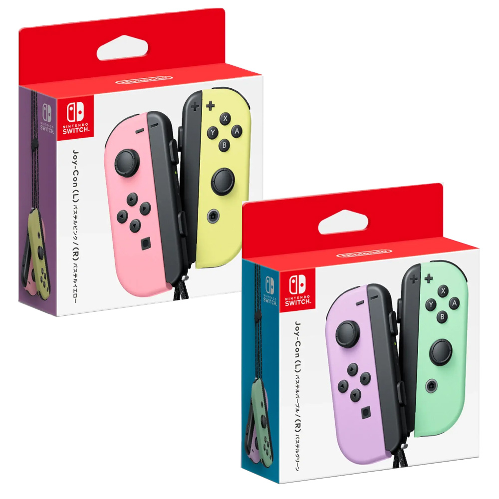 【現貨不用等】NS Switch 原廠 JoyCon 左右手把 控制器 Joy-Con 握把 粉紅