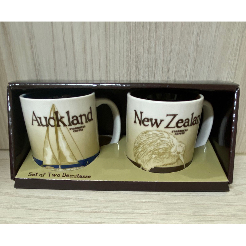 【星巴克Starbucks】*現貨全新附盒sku標籤* 城市杯*紐西蘭New zealand 3oz杯