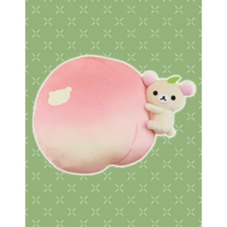 全新現貨日本景品空運來臺《Toreba》水蜜桃拉拉熊抱枕