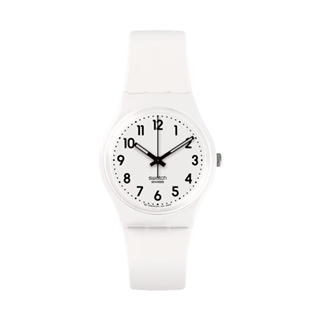 【SWATCH】Gent 原創 手錶 JUST WHITE SOFT (34mm) 瑞士錶 SO28W107-s14