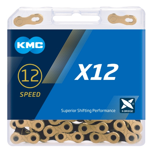 KMC X12 金黑鏈條 X12 金色鏈條 12S鏈條 適用:Shimano SRAM 12速變速系統