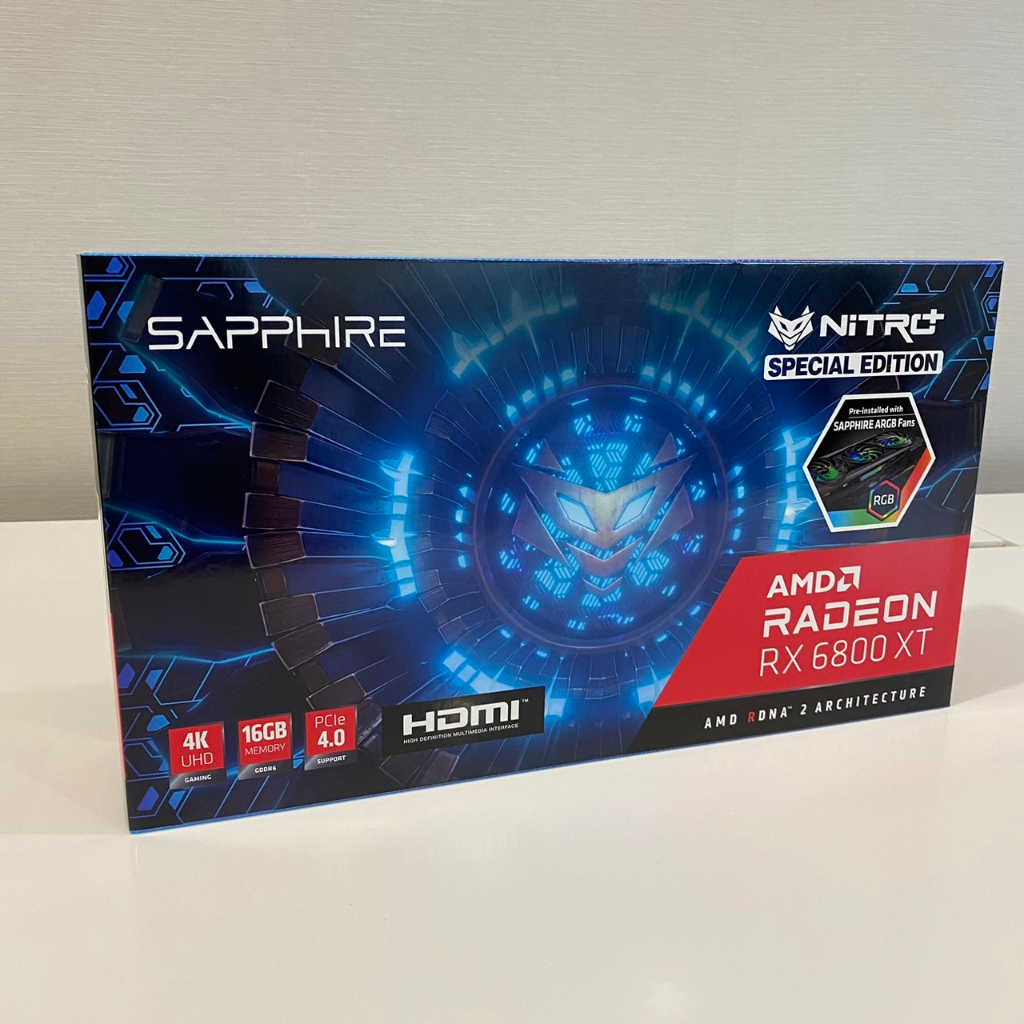 SAPPHIRE NITRO+ AMD Radeon™ RX 6800 XT 顯示卡 顯卡