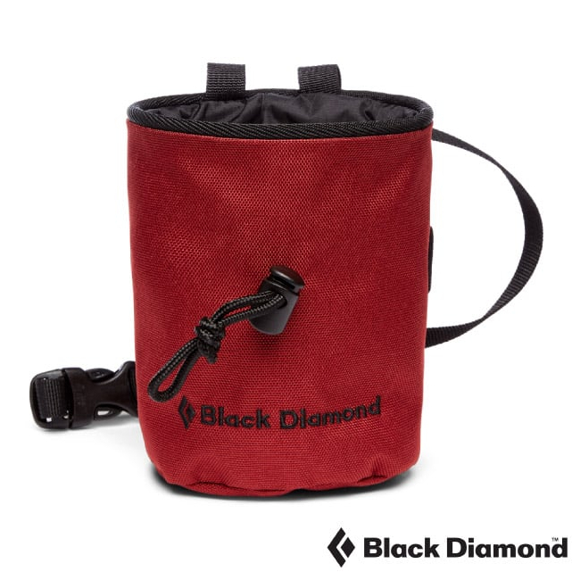 【美國 Black Diamond】無摺邊經典款大開口攀岩粉袋(M/L)/附尼龍快扣腰間帶.內層刷毛/垂降_630154