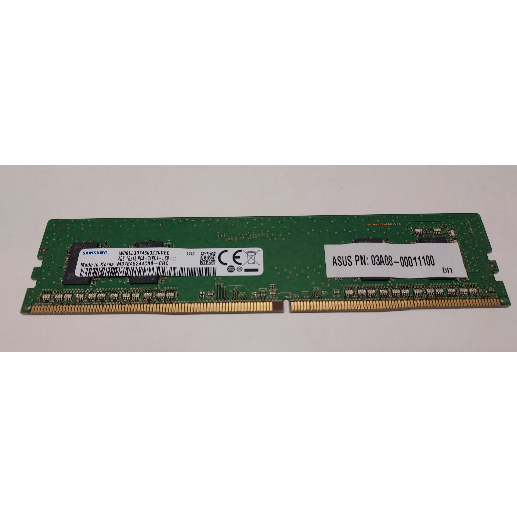 Samsung DDR4 4GB 1RX16 PC4-2400T-UC0-11