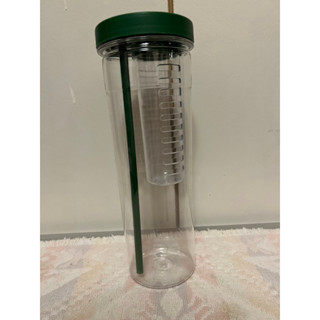 🆕折疊吸管過濾塑膠水杯 （700cc)