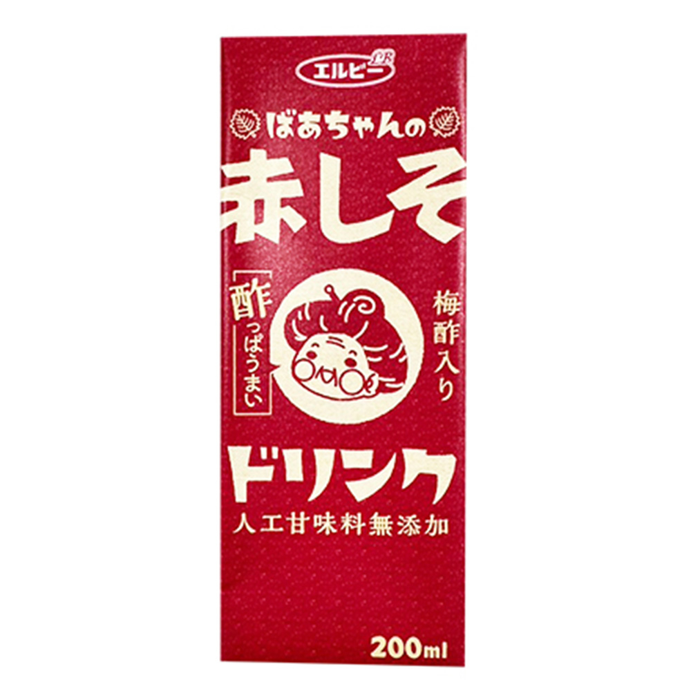 elbee 紅紫蘇梅子醋飲 200ml【Donki日本唐吉訶德】