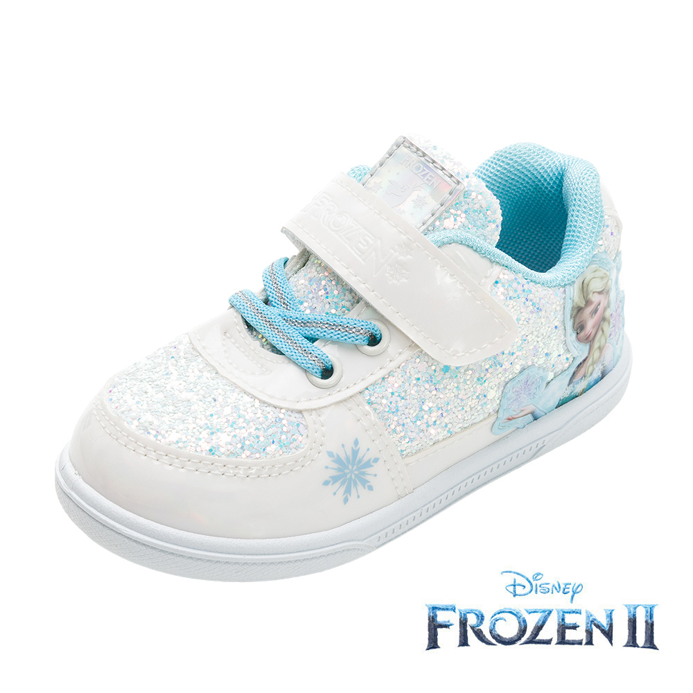 迪士尼 冰雪奇緣 童鞋 休閒運動鞋 Disney 白藍/FOKB37746/K Shoes Plaza