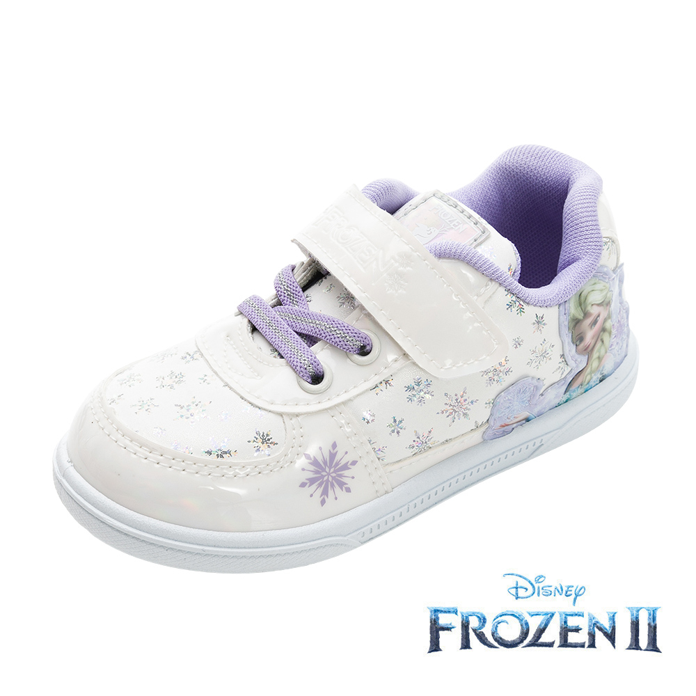 迪士尼 冰雪奇緣 童鞋 休閒運動鞋 Disney 白紫/FOKB37747/K Shoes Plaza