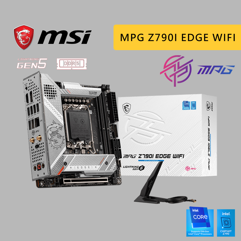 MSI 微星 MPG Z790I EDGE WIFI 1700腳位 ITX DDR5 主機板