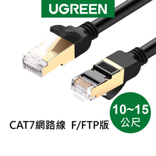 【綠聯】CAT7 網路線 F/FTP版 (10-15公尺) 現貨