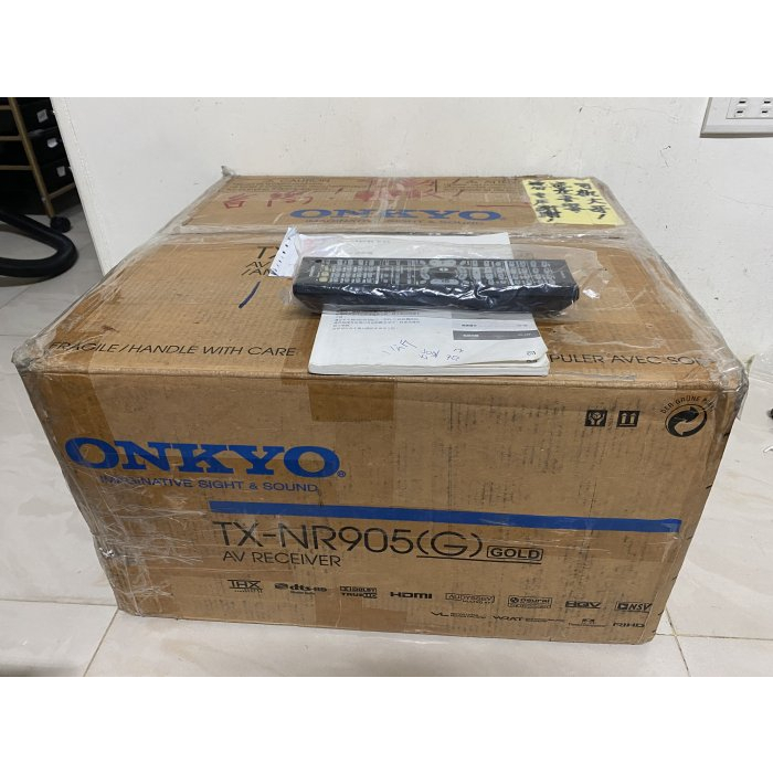 ONKYO TX NR 905 收音/環繞擴大機11.2 3D 藍光擴大機 有原廠遙控器 /中文說明書/箱子/日本製造