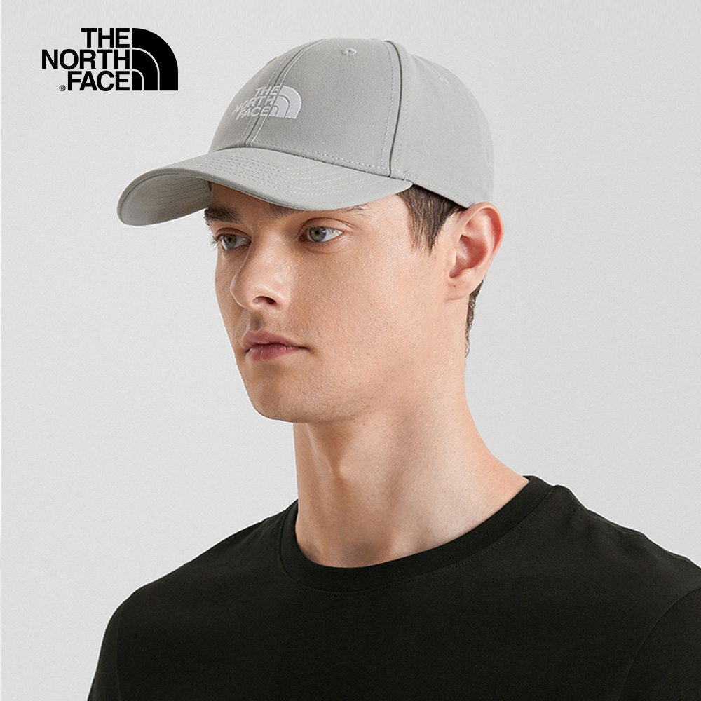 THE NORTH FACE RECYCLED 66 CLASSIC HAT 中 運動帽 灰 NF0A4VSVA91