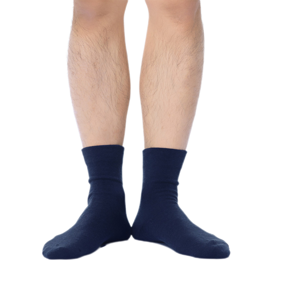 【WIWI】自信紳士抑菌中筒除臭襪(湛海藍 男L) MIT台灣製造 除臭抑菌 銀離子 光觸媒 襪子 紳士襪 中筒襪