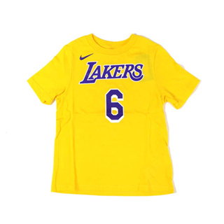 NBA 兒童 短袖上衣 LeBron James 湖人隊 WZ2B3BCMW-LAK06 黃色