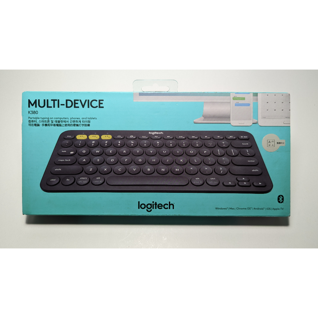 【二手】Logitech K380 羅技 藍芽 無線 鍵盤 m350 無線滑鼠 支援 ipad 筆電 有注音印刷