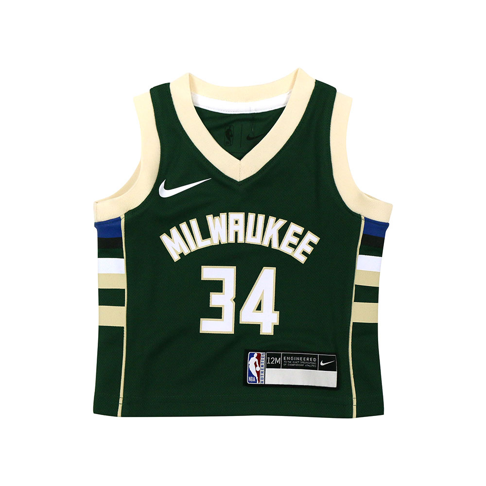 NBA 新生兒球衣 Antetokounmpo 公鹿隊 WZ2I1BZ6P-BCKGA 綠色