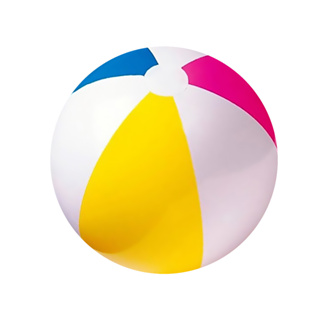 【INTEX】孩子王丨沙灘球 四色海灘球 遊戲球 61cm丨D00056