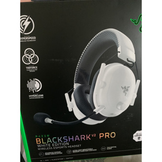 Razer Blackshark v2 pro 白 無線耳罩耳機 全新
