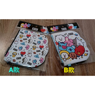 全新正版現貨 BT21造型卡夾 多功能證件套零錢包 任選 禮物耐用耐髒好清潔，有彈簧掛勾，可吊掛於隨身包包或行李箱上，攜