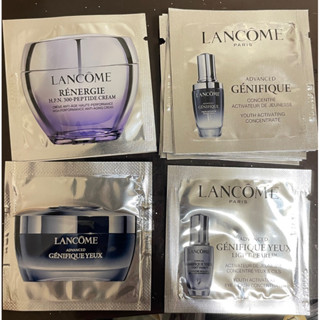 LANCOME 蘭蔻 超未來肌因賦活露 超極限肌因賦活露 冰珠亮眼粹 亮眼精粹霜 超緊顏多肽抗痕霜 1ml 小黑瓶