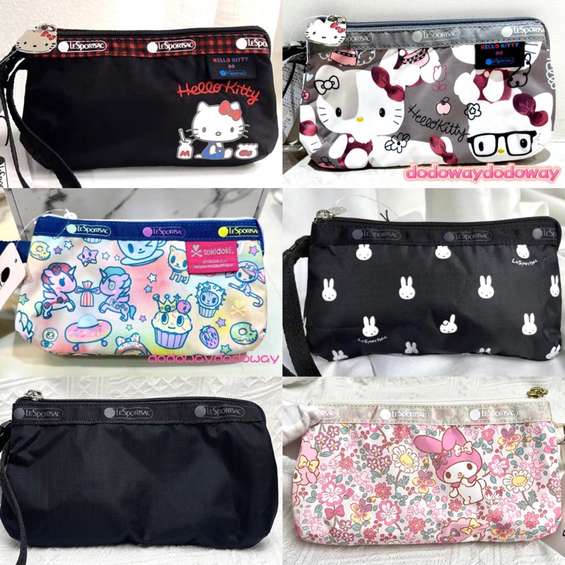 現貨 LeSportsac X Sanrio  三麗鷗 kitty 比得兔 收納包 手提包 包包配件 隨身包