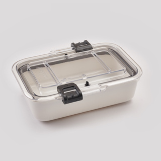【美國 Prepara 沛樂生活】TRITAN食物保鮮盒 0.7L 簡約白 (便當盒 微波 保鮮盒 耐熱 微波便當盒)