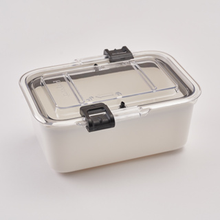 【美國 Prepara 沛樂生活】TRITAN食物保鮮盒 1.25L 簡約白 (便當盒 微波 保鮮盒 耐熱 微波便當盒)