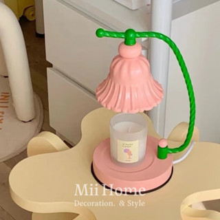 【Mii厝邊】臺灣現貨 小花朵融蠟燈 蠟燭燈 融蠟燈 溶蠟燈 融燭燈 香氛蠟燭燈 香薰蠟燭燈 蠟燭暖燈香氛暖燈交換禮物