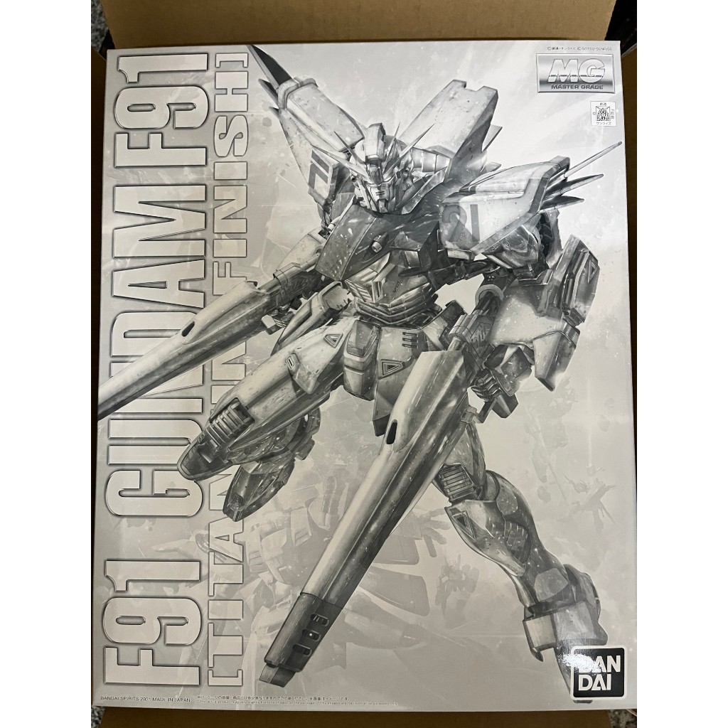 現貨 MG 1/100 F91 Ver2.0 TITANIUM FINISH 鋼彈F91 鈦合金質感 妖花底座