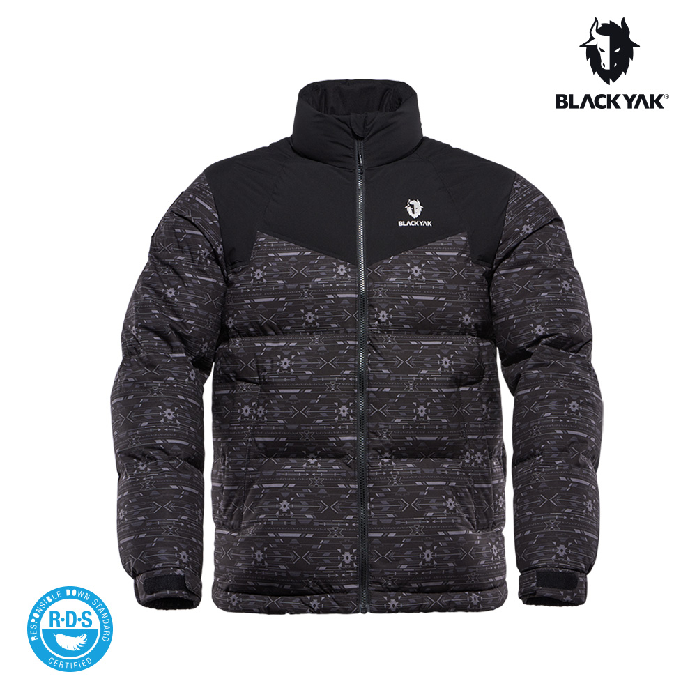 【BLACKYAK】男 THUNDER羽絨外套 (碳灰/黑色)-秋冬 鵝絨 羽絨外套 保暖外套 |BYBB2MJ406