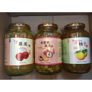 韓國🇰🇷韓味不二 蘋果茶/柚子茶/水蜜桃蘋果茶