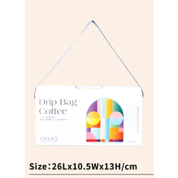 歐客佬咖啡  20入 掛耳咖啡 禮盒專用 空紙盒 附提繩 OKLAO COFFEE