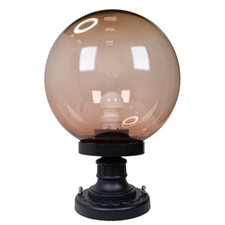 【彩渝-台灣現貨-保固】250MM 圓球 戶外球形柱頭燈 球型燈罩 庭園燈 壁燈 可搭配LED E27燈座