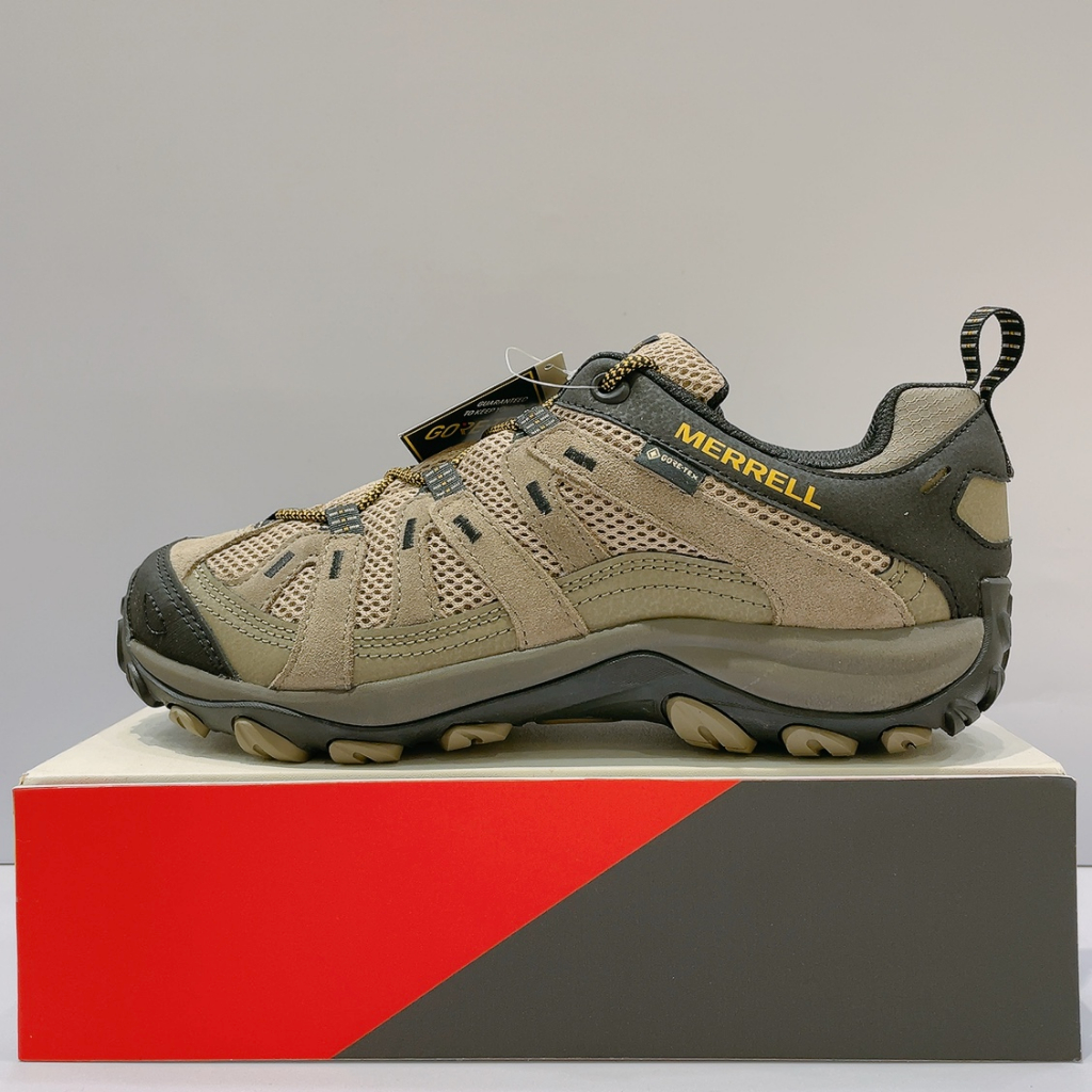 MERRELL ALVERSTONE 2 GTX 男生 卡其色 防水 健走 耐磨 止滑 登山鞋 ML037133