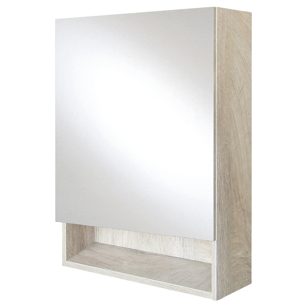 Laister 馬丁發泡板貼木紋色美耐板鏡櫃 55x75x16.5 cm