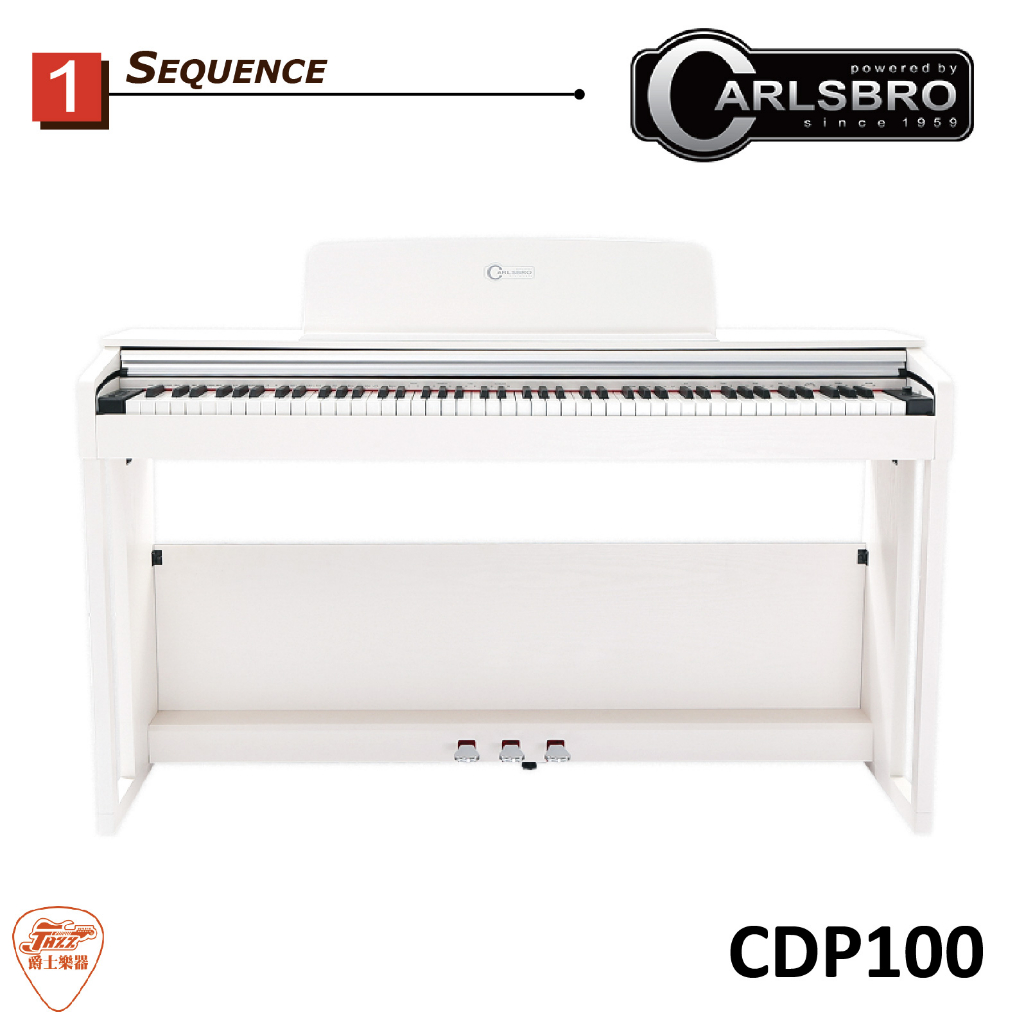 【爵士樂器】公司貨保固 Carlsbro CDP100 88鍵 數位 電鋼琴