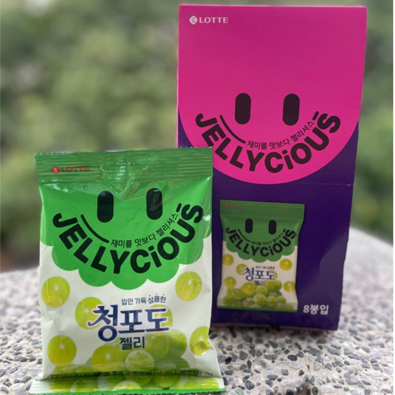 現貨 特價🉐️韓國🇰🇷Lotte 樂天青葡萄水果軟糖 72g 樂天青葡萄軟糖 樂天QQ糖 樂天水果軟糖 樂天麝香葡萄軟糖