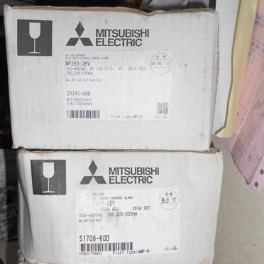 全新日本MITSUBISHI三菱 無熔絲開關NF250-ZEV 3P 125A-250A 安培可調式 斷路器 漏電警報