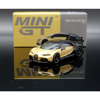 【MASH】現貨特價 Mini GT 1/64 Bugatti Chiron Super Sport 金 #513