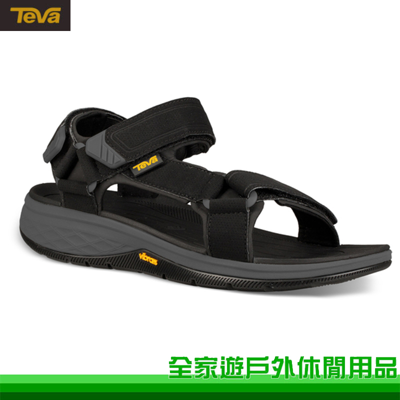 【TEVA 美國】男 Strata Universal 登山健行運動涼鞋 黑 黃金大底 耐磨 TV1099445BLK