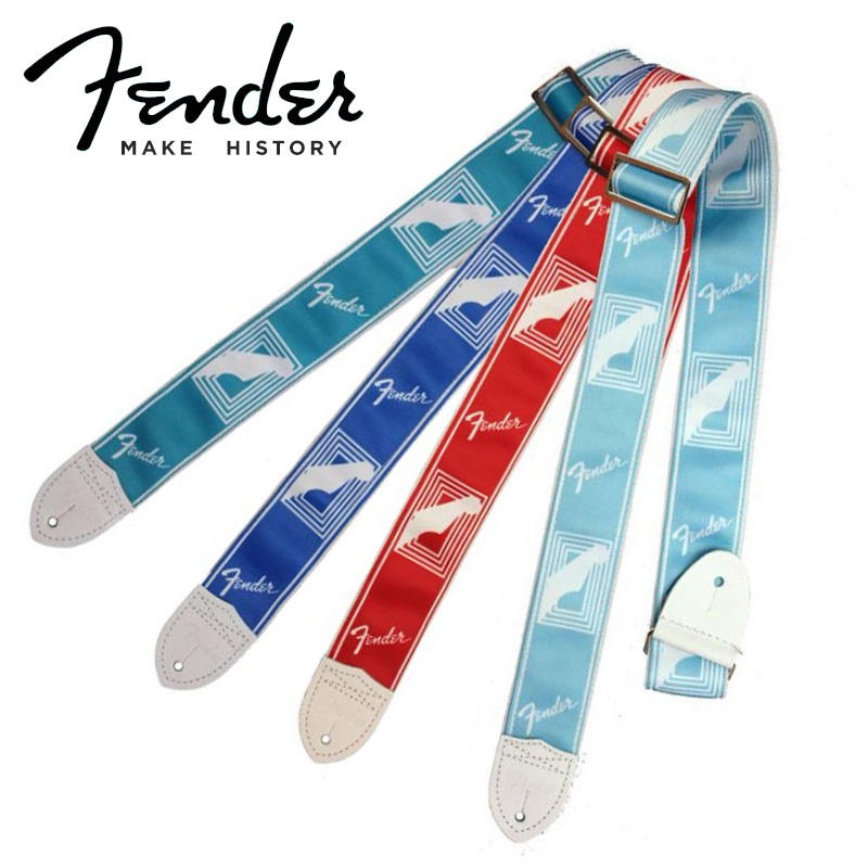 飛翔羽翼樂器行 Fender#Monogram 2 Custom Guitar/Bass Straps 經典LOGO吉他