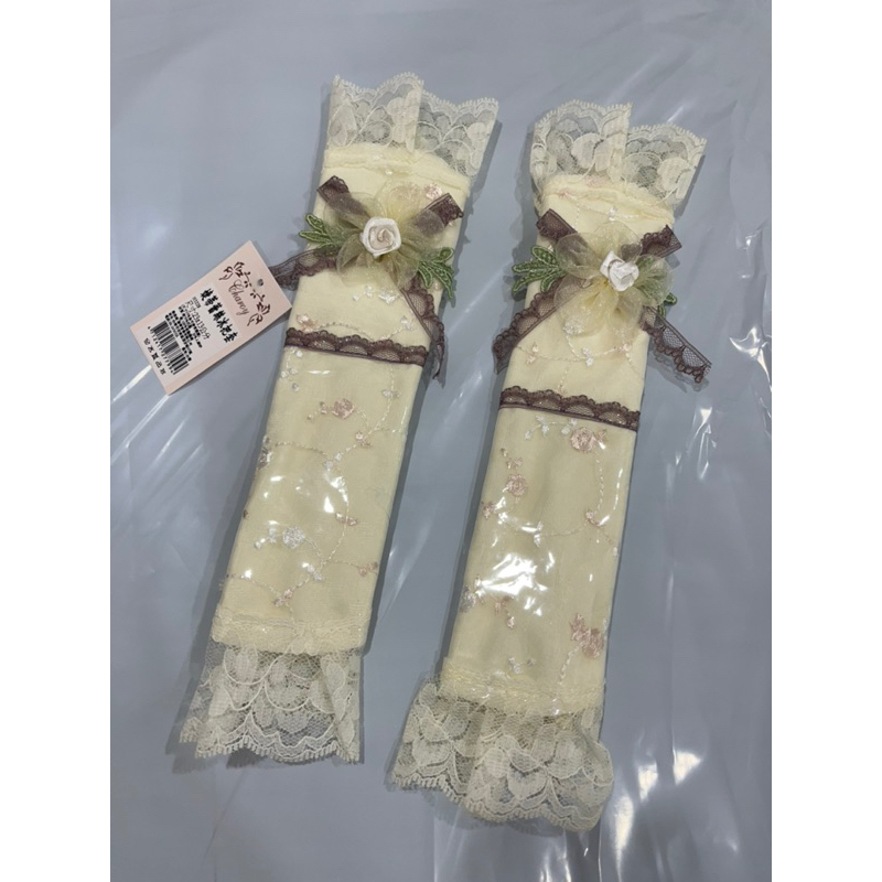 樺淞* 現貨-台製婕蒂蕾絲冰箱手把套 $190~有同款桌巾, 窗簾, 門簾, 面紙套,...~