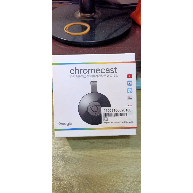 Google Chromecast V3 黑色 （WIFI） 投影儀 投影設備 投影機