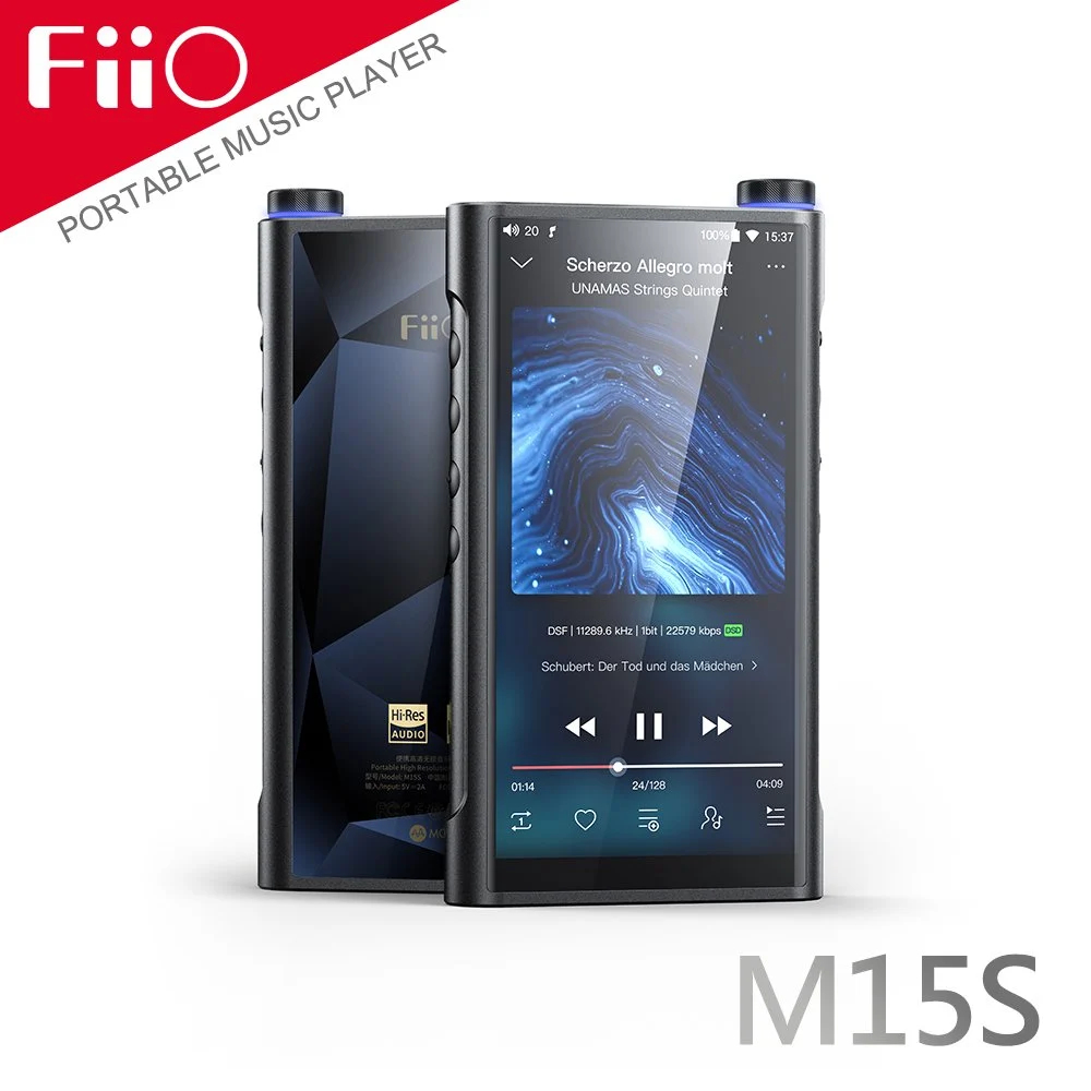 【FiiO M15S Android高階無損隨身音樂播放器】支援AirPlay、Roon Ready/藍牙AAC/apt