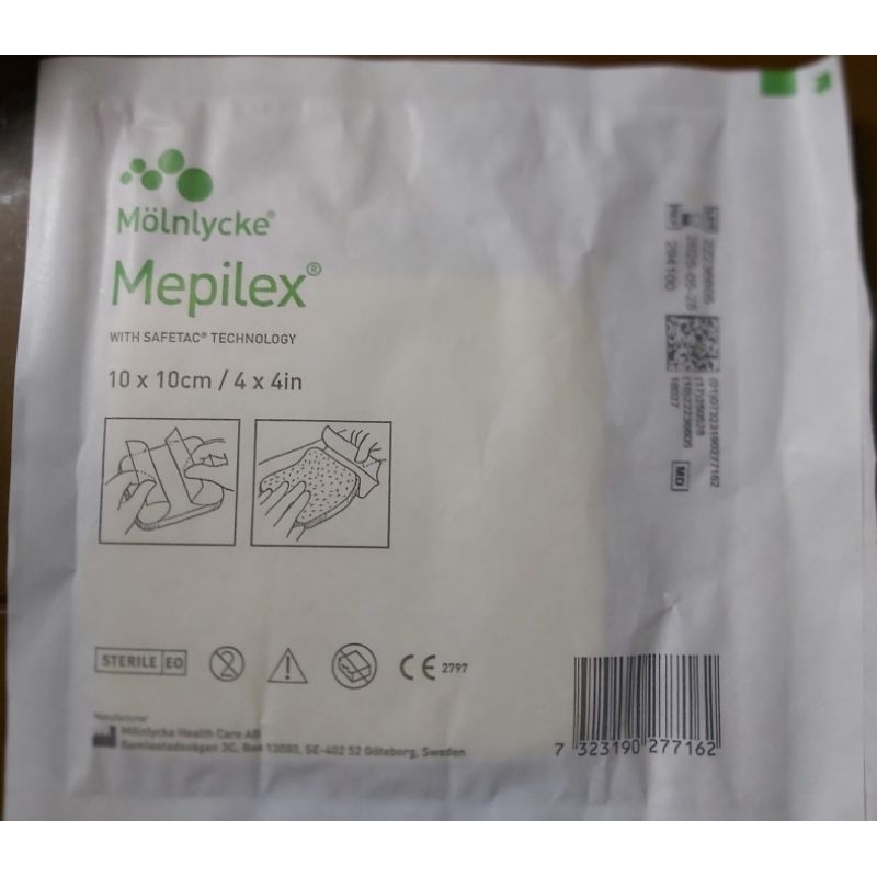 Mepilex"美尼克"美皮蕾矽膠泡棉敷料 10×10cm