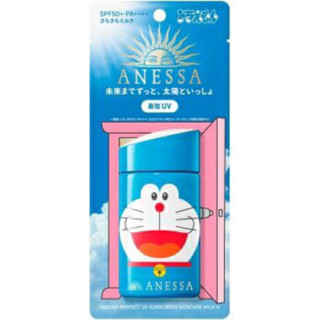 現貨！日本 ANESSA 安耐曬 金鑽高效防曬露 哆啦A夢 限定版 柔光乳敏感肌特效防曬露 防曬 安耐曬 60ml